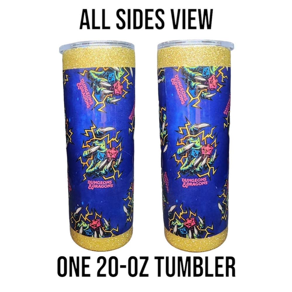 Dungeons & Dragons/20oz Handcrafted Tumbler - Picture 3 of 3